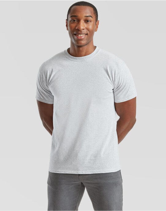 Men's Super Premium T - Heather Grey (4)