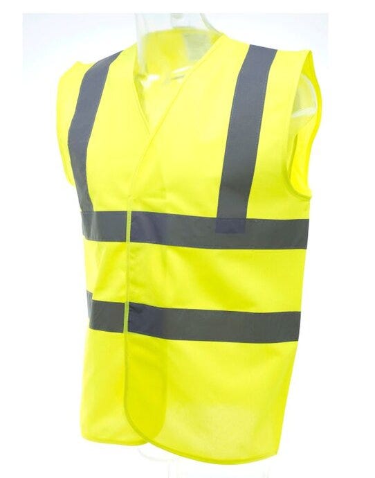 Hi-Vis Class 2 Waistcoat - Hi-Vis Yellow (2)