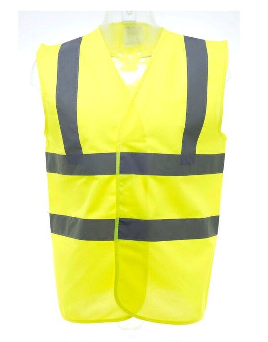 Hi-Vis Class 2 Waistcoat - Hi-Vis Yellow (4)
