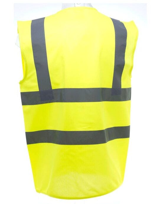 Hi-Vis Class 2 Waistcoat - Hi-Vis Yellow (6)