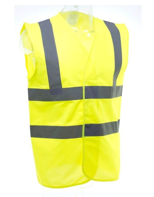 Hi-Vis Class 2 Waistcoat - Hi-Vis Yellow (7)
