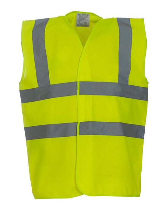 Hi-Vis Class 2 Waistcoat - Hi-Vis Yellow