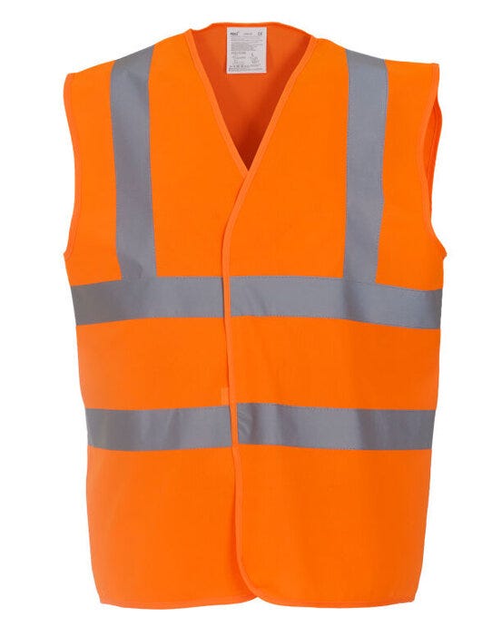 Hi-Vis Class 2 Waistcoat - Hi Vis Orange