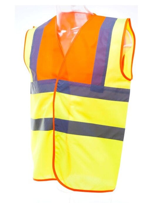Hi-Vis Class 2 Waistcoat - Hi Vis Yellow/Orange (3)