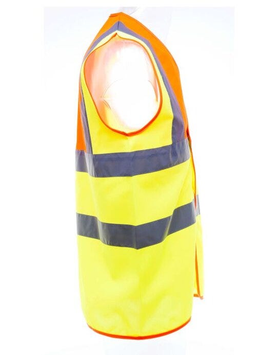 Hi-Vis Class 2 Waistcoat - Hi Vis Yellow/Orange (4)
