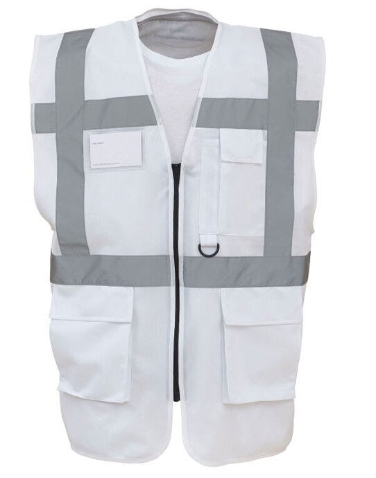 Hi-Vis Executive Waistcoat - White