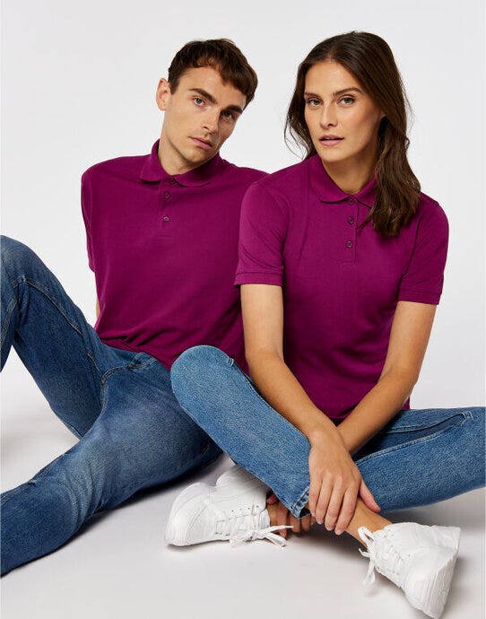 Classic Fit Klassic Superwash® 60 Polo - Magenta (4)