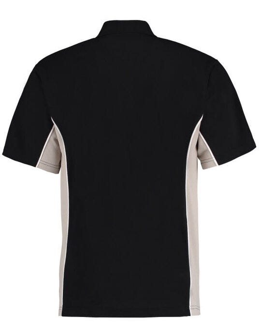 Classic Fit Track Polo - Black/Grey/White (2)