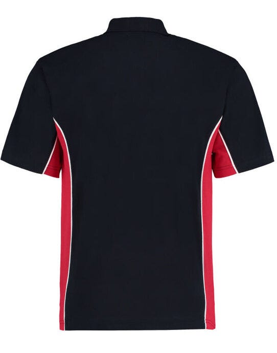 Classic Fit Track Polo - Navy/Red/White (2)