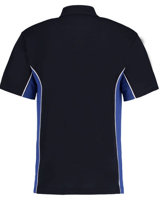 Classic Fit Track Polo - Navy/Royal/White (2)