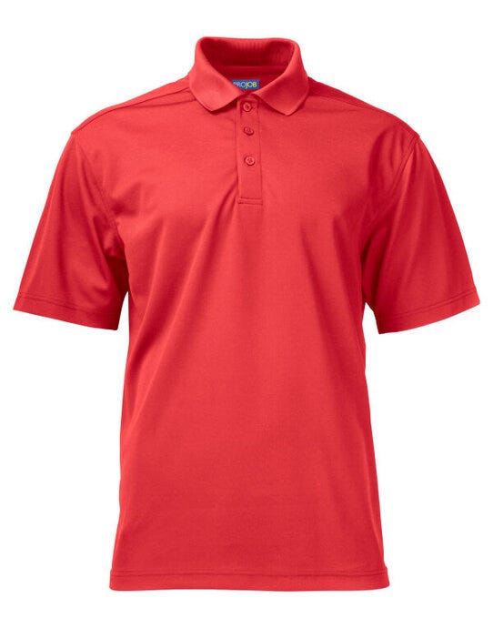 Prio 2040 Pique Function Polo - Red