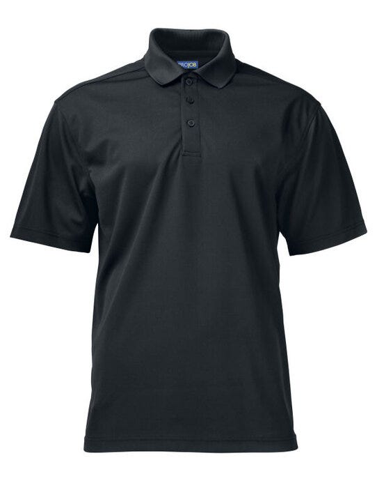 Prio 2040 Pique Function Polo - Black