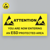 Entering A Protected Area Awareness Sign ESD