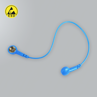 Cable de conexión a tierra (cable de tierra): perno a perno de 10 mm (10" o 3 m) ESD
