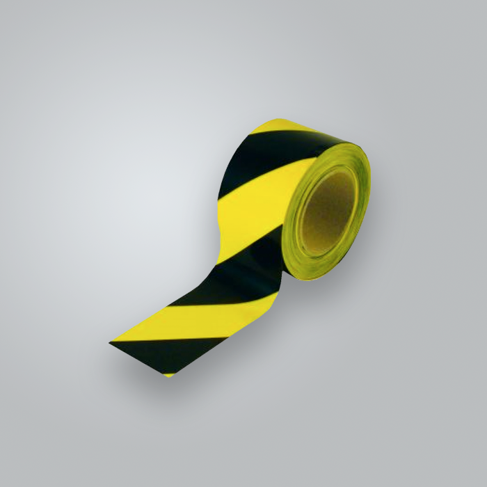 Yellow and Black Hazard Marking Tape W 50mm x L 33 Metres