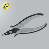 Short Nose Plier - Serrated ESD