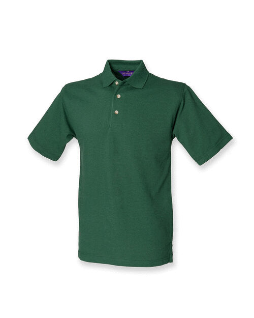 Classic Cotton Pique Polo Shirt - Bottle Green