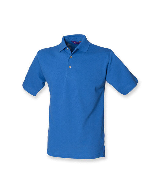 Classic Cotton Pique Polo Shirt - Royal Blue