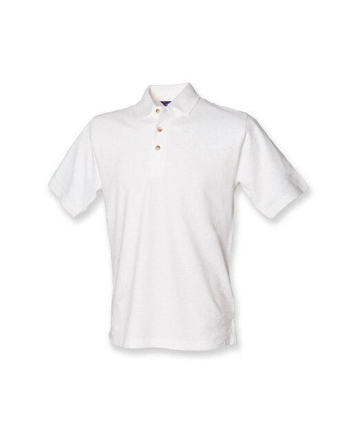 Classic Cotton Pique Polo Shirt - White