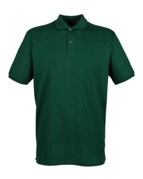 Microfine Pique Polo Shirt - Bottle Green