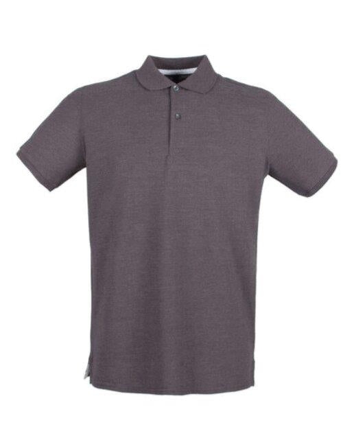 Microfine Pique Polo Shirt - Charcoal