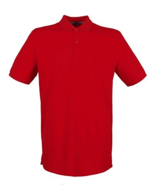 Microfine Pique Polo Shirt - Classic Red
