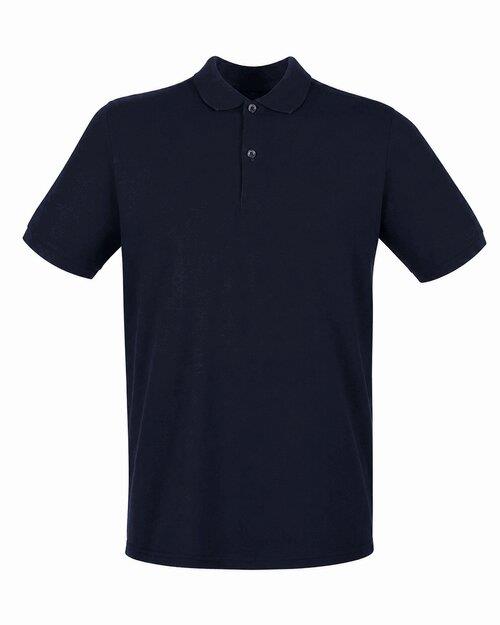 Microfine Pique Polo Shirt - Navy