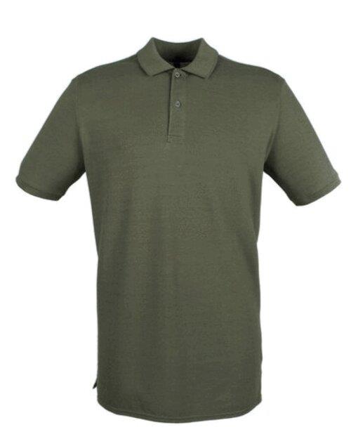 Microfine Pique Polo Shirt - Olive