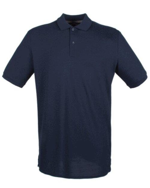 Microfine Pique Polo Shirt - Oxford Navy
