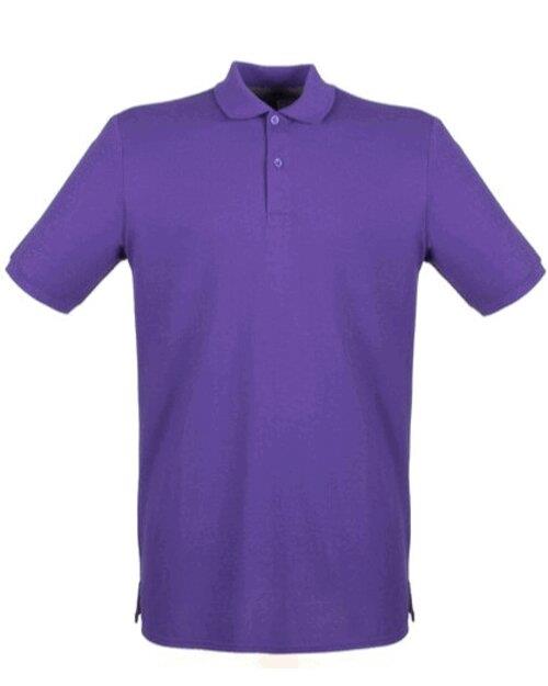 Microfine Pique Polo Shirt - Purple