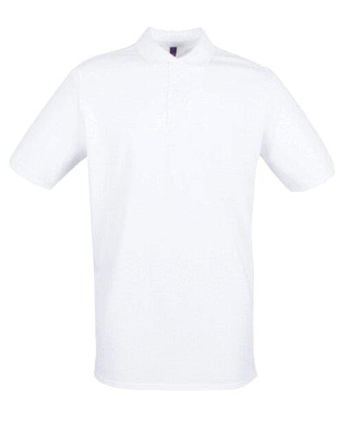 Microfine Pique Polo Shirt - White