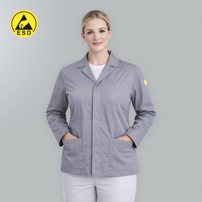 PREMIUM ESD Lab Jacket (Grey) - UNISEX – Grove Sales Ltd