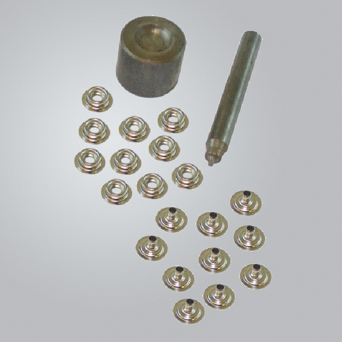 Punch & Anvil + 100 x 10mm Studs