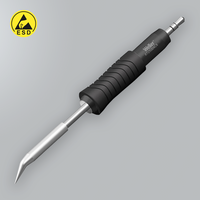 RTUS 004 CX MS Ultra Punta de soldadura, cónica, curvada Ø 0,4 mm, MIL-SPEC