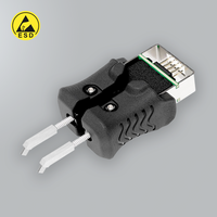 Pince à épiler RTWMS 030 K, pointe de couteau, 3 mm, 2 x 40 W, 12 V