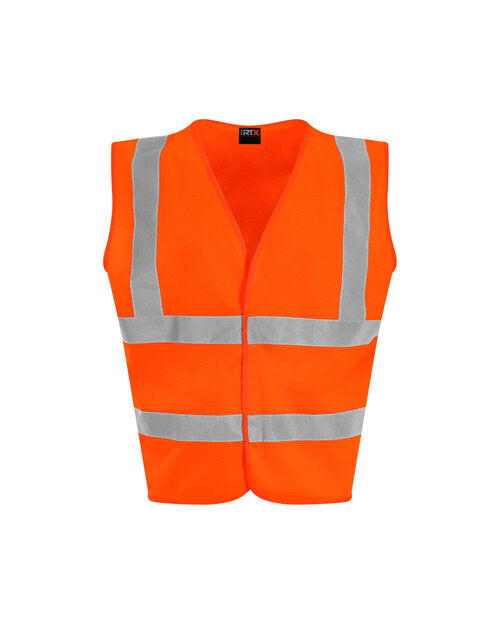 Kids Hi-Vis Waistcoat - High Visibility Orange