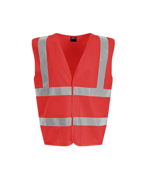 Kids Hi-Vis Waistcoat - Red