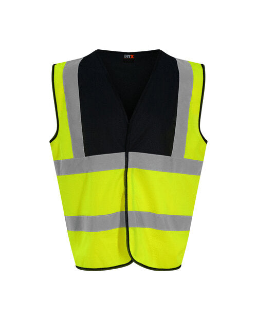 Hi-Vis Waistcoat - High Visibility Yellow/Black