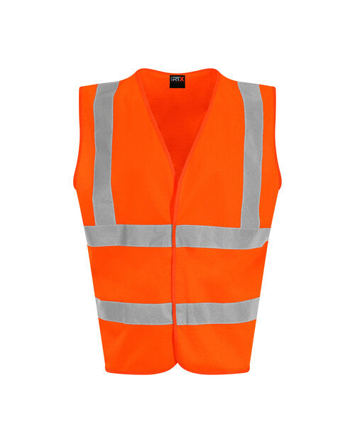 Hi-Vis Waistcoat - High Visibility Orange