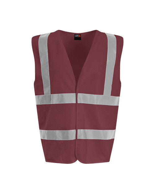 Hi-Vis Waistcoat - Maroon