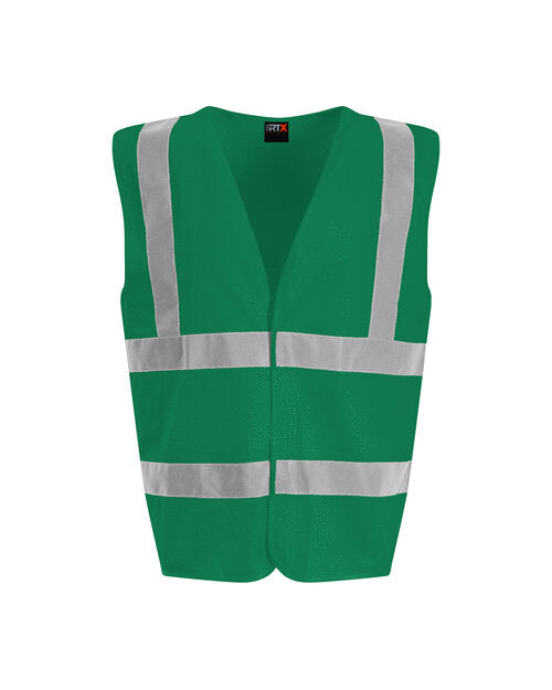 Hi-Vis Waistcoat - Paramedic Green