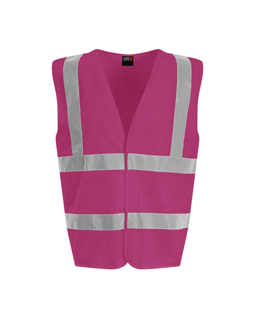 Hi-Vis Waistcoat - Raspberry