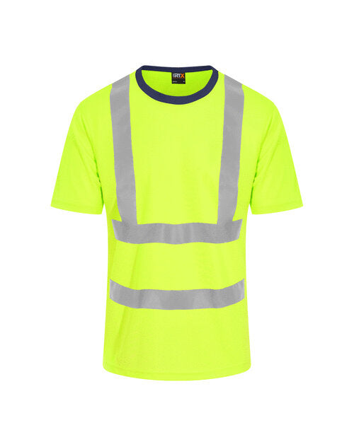 Hi-Vis T-Shirt - Hi Vis Yellow/Navy