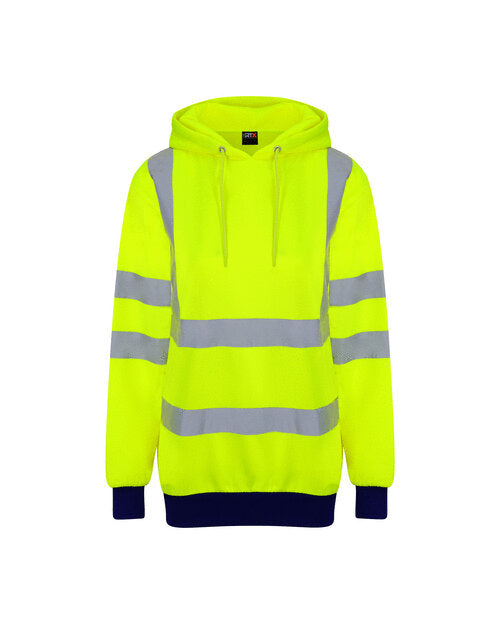 Hi-Vis Hoodie - Hi Vis Yellow/Navy