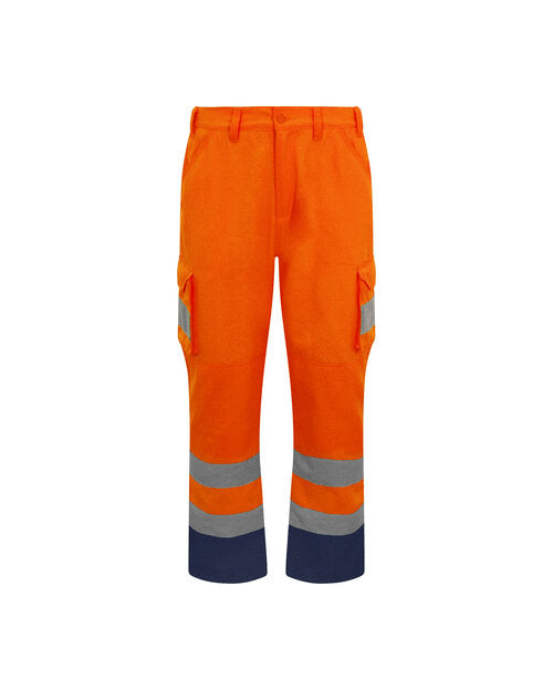 Hi-Vis Cargo Trouser - High Visibility Orange
