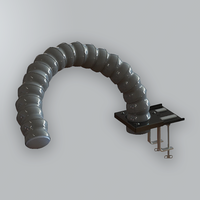 Brazo LocLINE de 600 mm, soporte de mesa y boquilla de rejilla