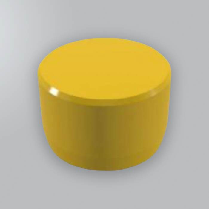 BOFA 75mm End Cap - Push on - Yellow