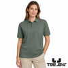 Luxury Stretch Polo - model wearing the leaf green Tee Jays luxury stretch polo