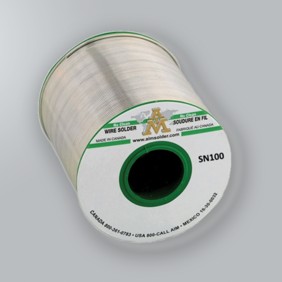 Glow Core Lead Free Cored Solder Wire SN100 0.65mm | No Clean – Grove ...