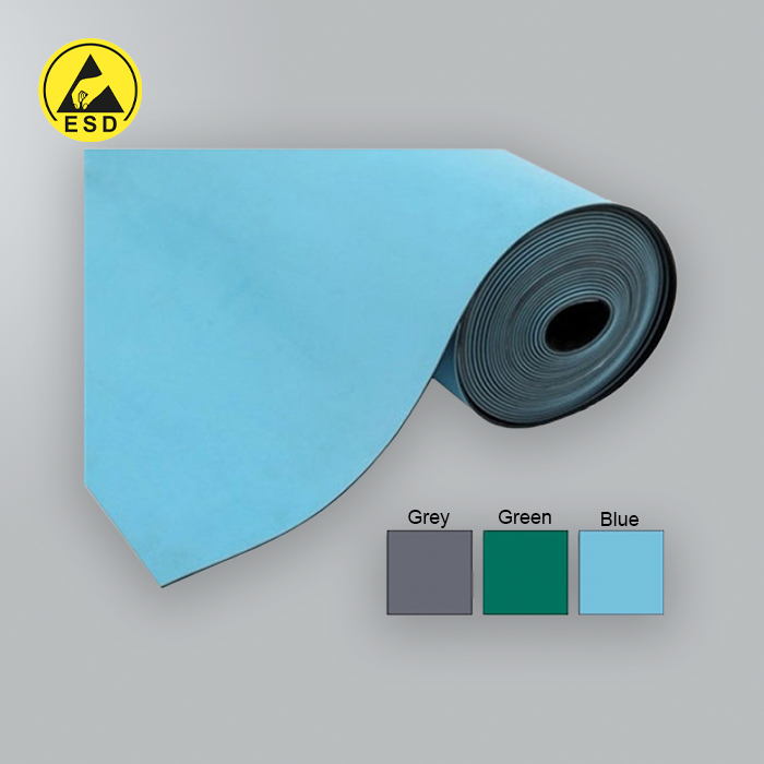 Bench Matting 2 Layer (Roll 1.2M x 10M) (3 Colours) ESD